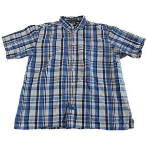 Southpole Men’s Plaid Short Sleeve Button Down Shirt XL Casual Streetwear